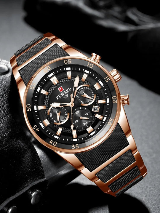 REWARD RD81011M Luxury Men's Watch – Bold, Waterproof, Scratch-Resistant