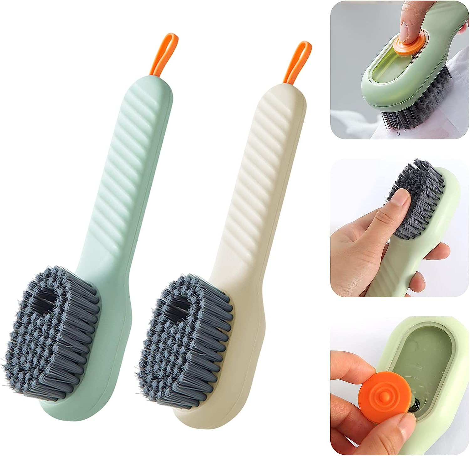Multifunctional Soft-bristled Shoe Brush (random Color)