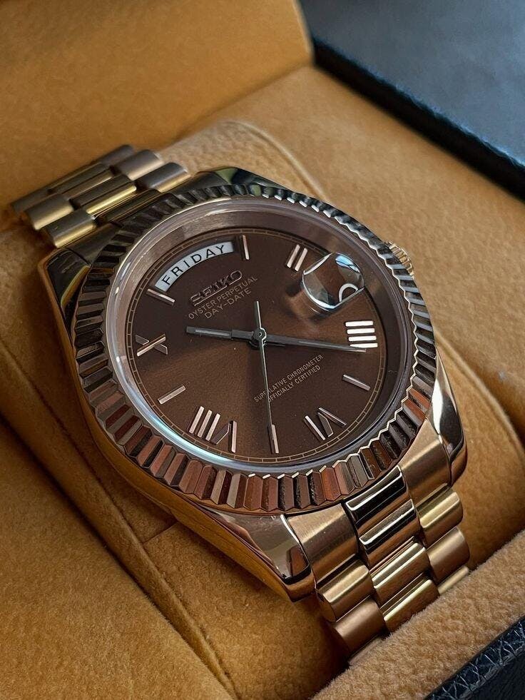Luxury Rose Gold Automatic Men’s Watch