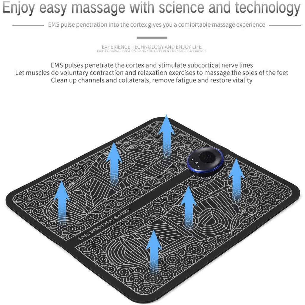 Foot Massager Blood Circulation Pad Electric Usb Charging™