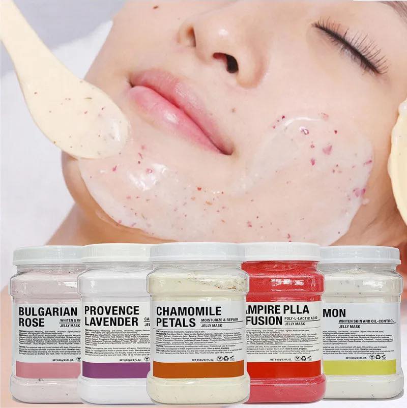Jelly Mask For Facials Jelly Face Mask Powder With Lip Mask Free Gift