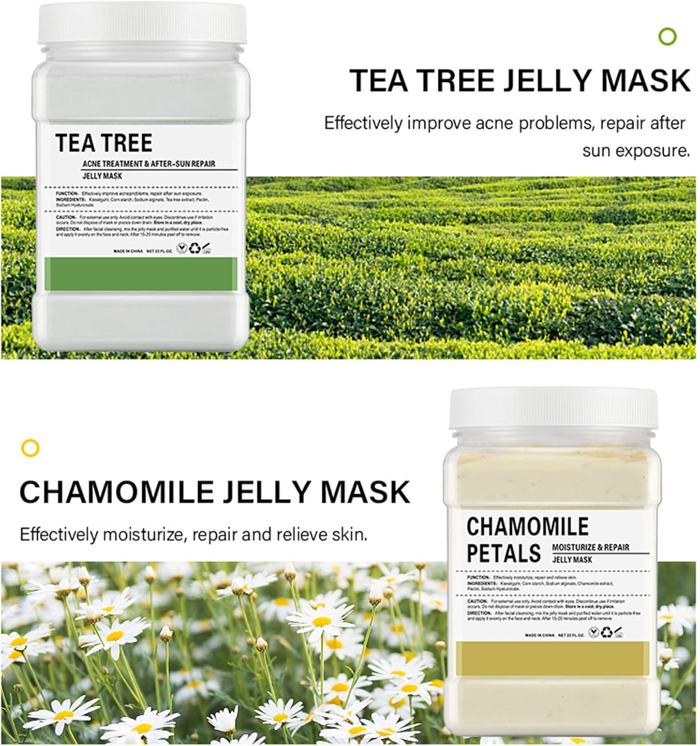 Jelly Mask For Facials Jelly Face Mask Powder With Lip Mask Free Gift