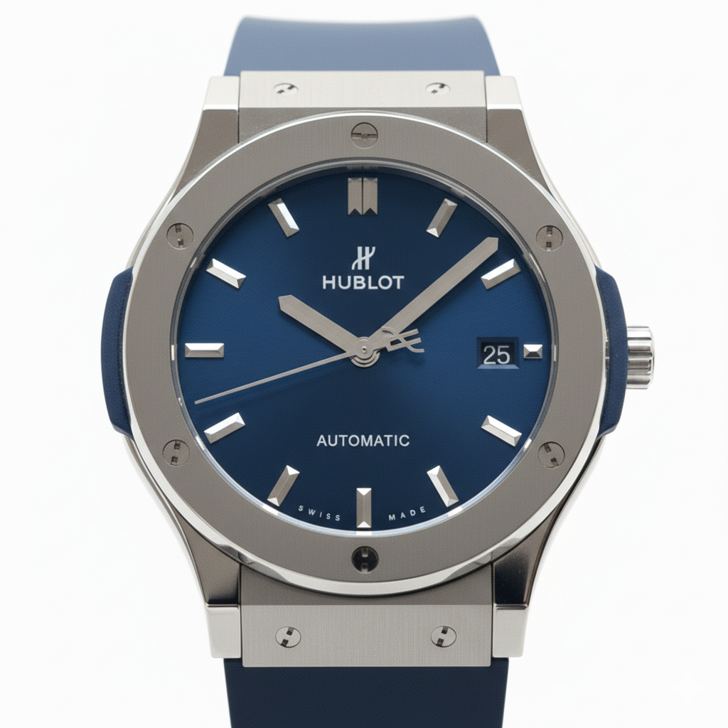 Hublot Classic Fusion Blue Titanium Men’s Watch