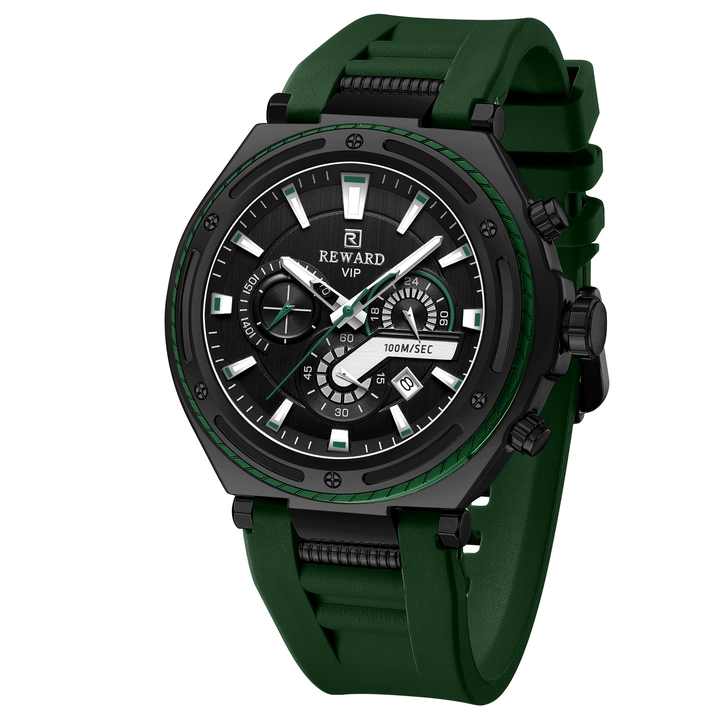 REWARD Luxury Watch Men Big Case Fashion Quartz Watch