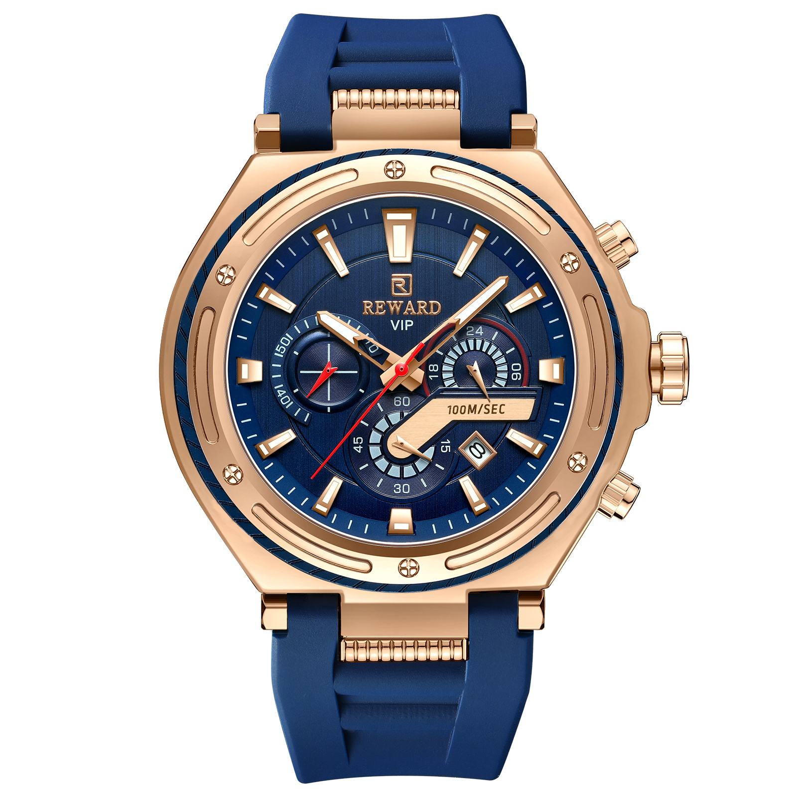 REWARD Luxury Watch Men Big Case Fashion Quartz Watch
