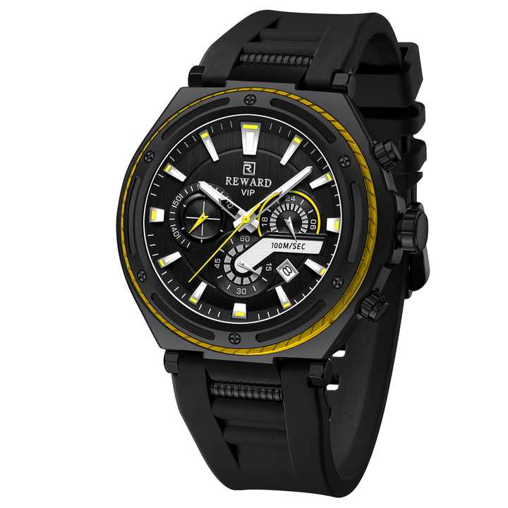 REWARD Luxury Watch Men Big Case Fashion Quartz Watch