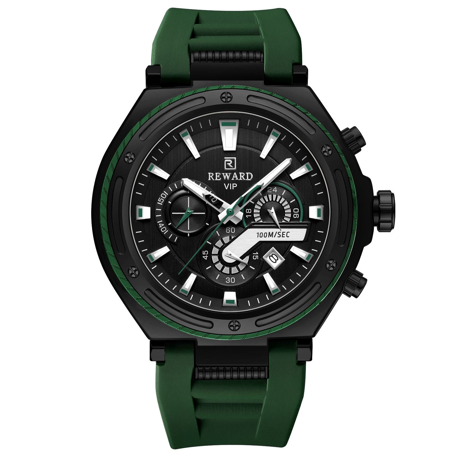 REWARD Luxury Watch Men Big Case Fashion Quartz Watch