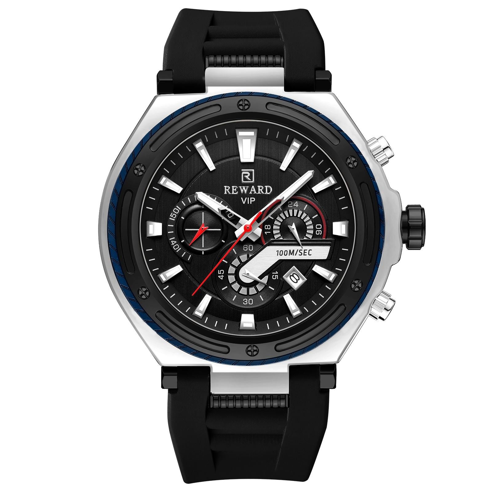 REWARD Luxury Watch Men Big Case Fashion Quartz Watch