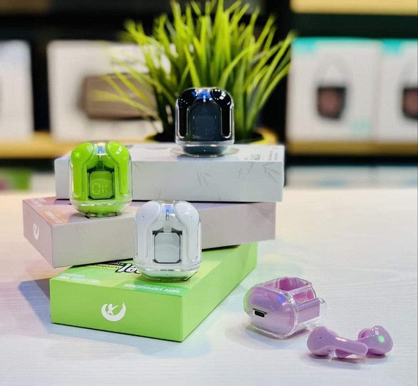 Premium Quality Wireless Crystal Earbuds With Free Delivery