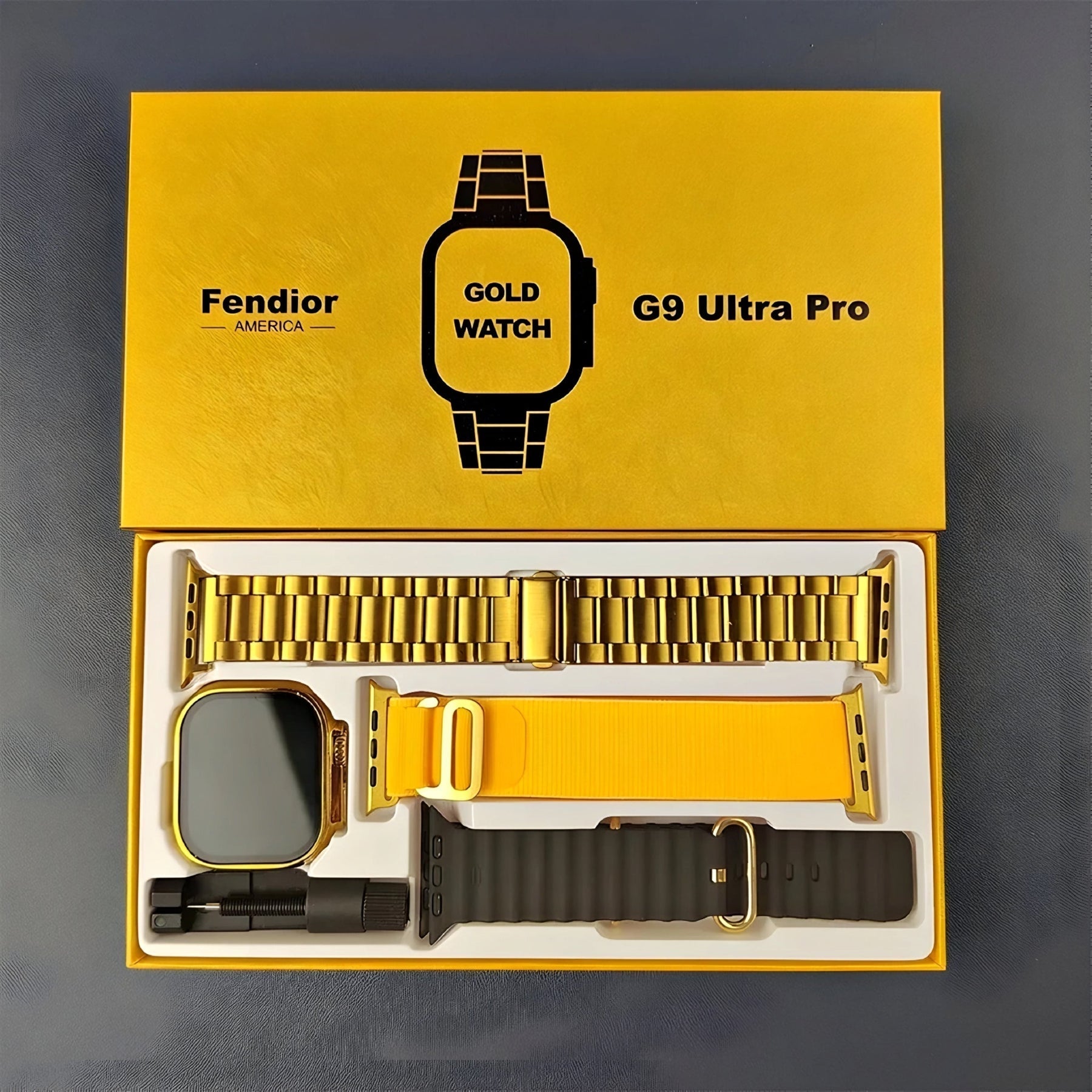 Smart Watch With 3 Extra Straps