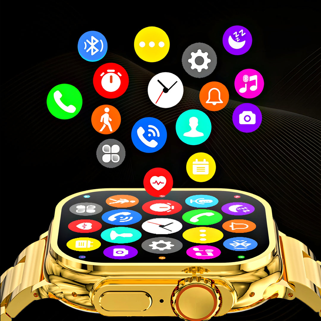 Smart Watch With 3 Extra Straps