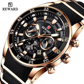 REWARD RD81011M Luxury Men's Watch – Bold, Waterproof, Scratch-Resistant