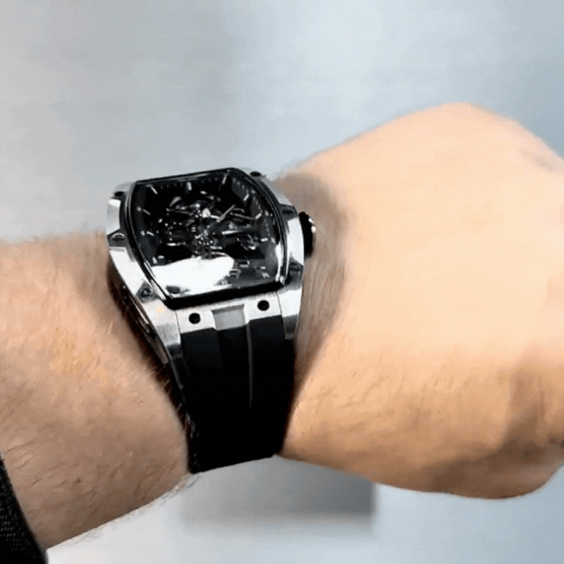 Megir 2242 Men’s Elegant Skeleton Mechanical Watch