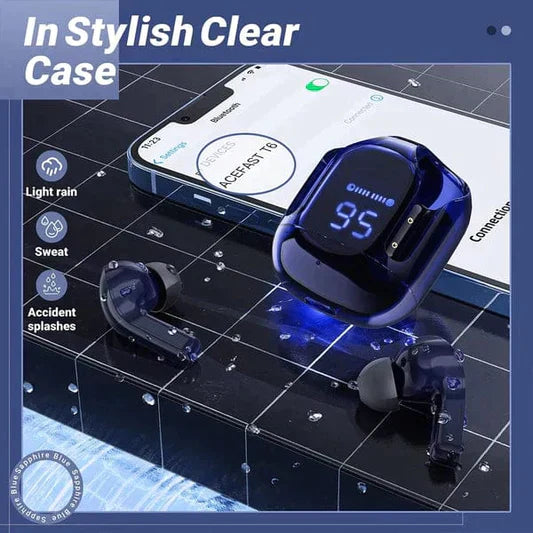 Premium Quality Wireless Crystal Earbuds With Free Delivery