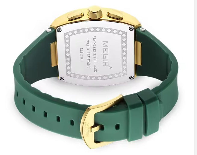 MEGIR Men’s Sports Watch Waterproof Luminous Chronograph Quartz Timepiece